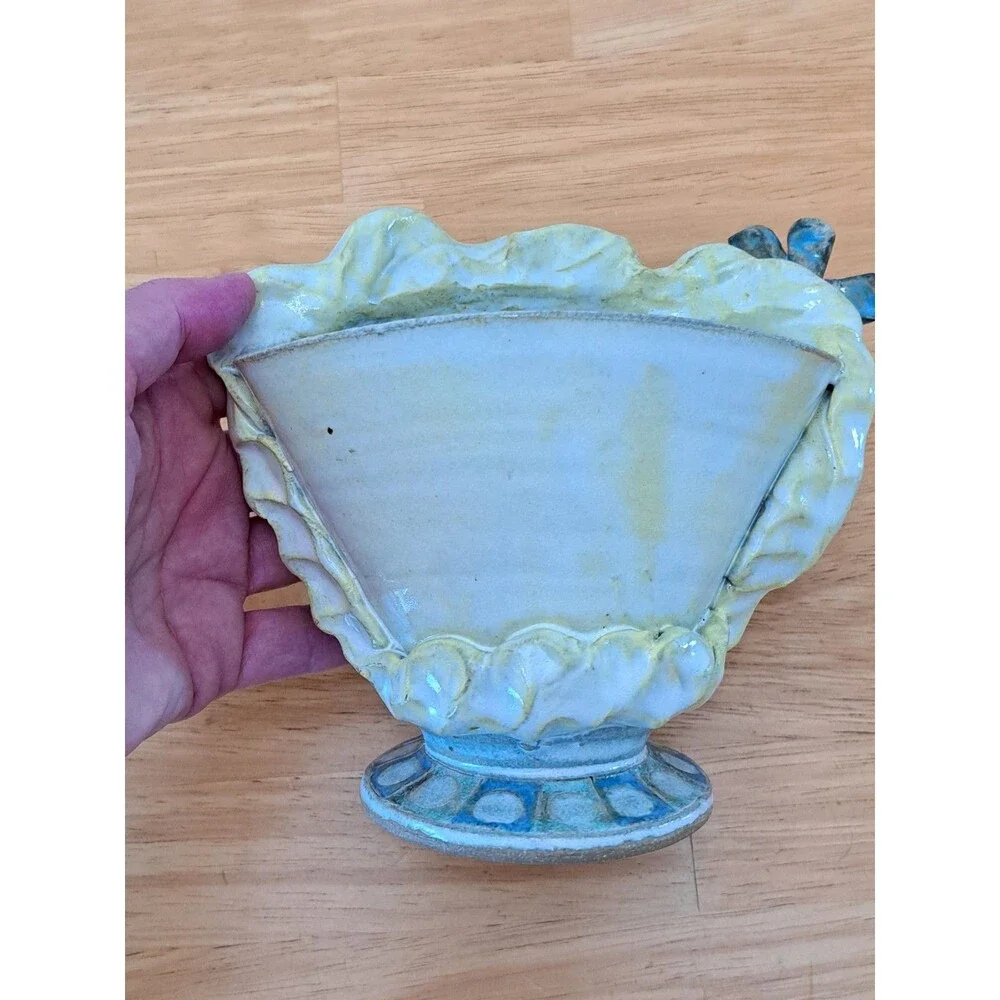CLAY BAY POTTERY By Jeanne Svien Aurelius Lady Head Vase 2015 Flower 5.5